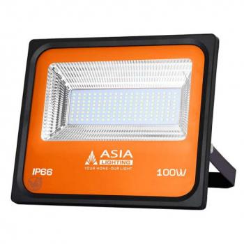 Đèn LED pha MODEL SMD viền đen mặt cam Asia FLS100