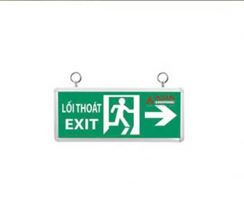 Đèn chỉ dẫn lối thoát Exit hướng phải Asia EP - 01 MẶT