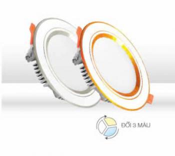 Đèn LED downlight âm trần điện quang ĐQ LRD17V/B 90mm 7W ĐM