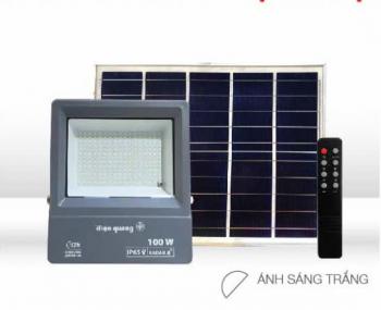 Đèn LED Pha Năng Lượng Mặt Trời PREMIUM Điện Quang ĐQ LEDSL100