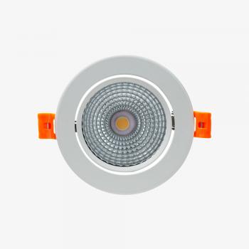 Đèn âm trần xoay góc Rạng Đông AT40 95/12W, 3000K/4000K/6500K, Khoét 95mm