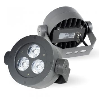 Đèn rọi cột LED Kingled 9W DRC03-3*3, 3 mắt × 3w, Chip CREE, Góc 3°, 3000K