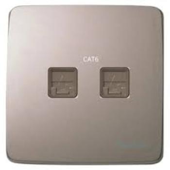 Bộ 2 ổ cắm data CAT6 Panasonic WMT432MYZ-VN  - Màu vàng ánh kim