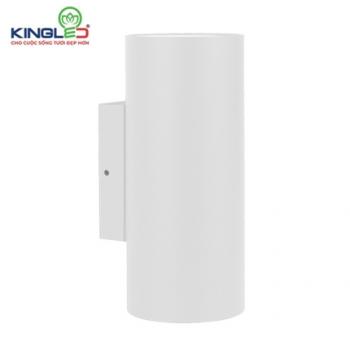 ĐÈN RAY NAM CHÂM KingLED WA0047-2S-WH , 2*6W , kích thước 8*6.8*16cm