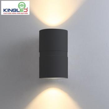 ĐÈN RAY NAM CHÂM KingLED LWA8011-S-BK ,  2*10W , kích thước 10.5*11.8*17.5