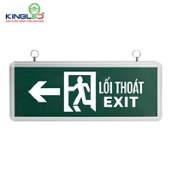 ĐÈN EXIT CHỈ HƯỚNG KINGLED EX-3-1M-T ,3W, kích thước 355*143*23