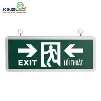 ĐÈN EXIT CHỈ HƯỚNG KINGLED EX-3-1M-T ,3W, kích thước 355*143*23