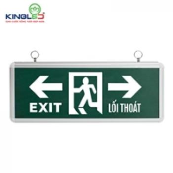 ĐÈN EXIT CHỈ HƯỚNG KINGLED EX-3-1M-TP ,3W, kích thước 355*143*23