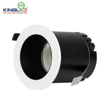 Đèn âm trần Kingled DA-DLR-7SS-T58-V/ TT/T 7W, lỗ khoét 50mm