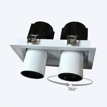 Đèn âm trần chiếu điểm ENA ENA-DCG2x7-090, 14W