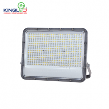 Đèn led pha thấu kính KINGECO EC-PTK-200-T 200w, vỏ xám, AS trắng, Chip LUMILEDS 2835