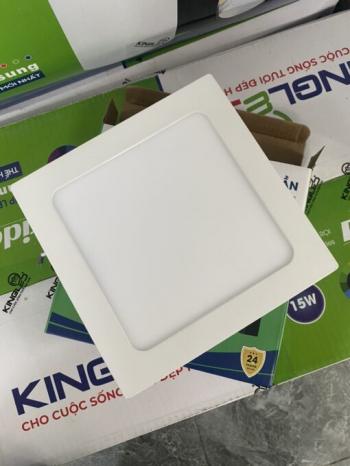 Đèn led ốp trần KINGECO EC-ONL-18-V215-T-T 18w, kích thước 215*215*35mm, vuông, AS trắng , khung viền trắng