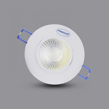 Đèn downlight âm trần Paragon PRDFF90L5/D 5W, đường kính 90mm, khoét lỗ 75mm, ánh sáng 3000/4200/6500K, 100-240V, pf≥0.9, 50000giờ, CRI≥80