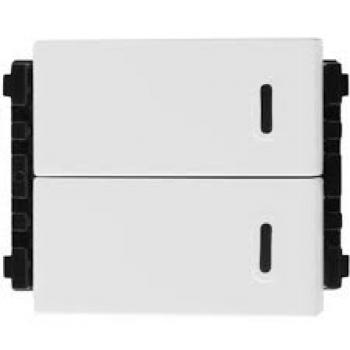 Công tắc B, 1 chiều, loại đôi, cỡ trung, bắt vít Panasonic WEV502127SW