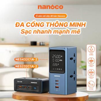 ổ cắm điện Nanoco, Sạc nhanh NES232C1A-2
