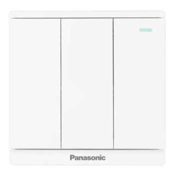 Công Tắc 3 Moderva Trắng Panasonic WMF515-1VN