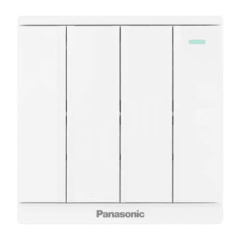 Công Tắc 4 Moderva Trắng Panasonic WMF517-1VN