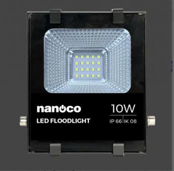 Đèn pha LED High Series IP66 10W sáng vàng 3000K Nanoco NLFH0106 / NLFH0103