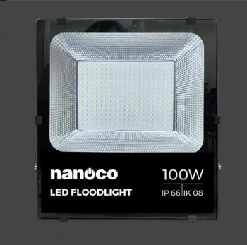 Đèn pha LED High Series IP66 100W sáng trắng 6500K Nanoco NLFH1006