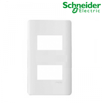 Mặt cho 2 thiết bị Schneider dòng ZENcelo A Size S A8402S_WE_G19