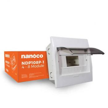 Tủ điện Nanoco NDB108P/NDB108PB, nhựa, 4-8 đường ống