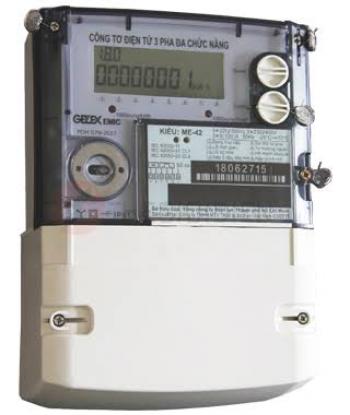 Công tơ điện tử Emic 3 pha 3 giá 3x5(100)A; 3x220/380V; 3x230/400V; ccx1 (ME42, RF-MESH)