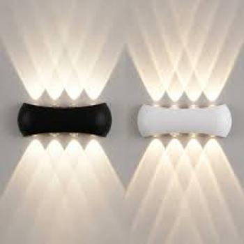 Đèn gắn tường Kingled LWA8032-8-BK, 12W, D25.5 * R8 * C4.5cm, 3000K