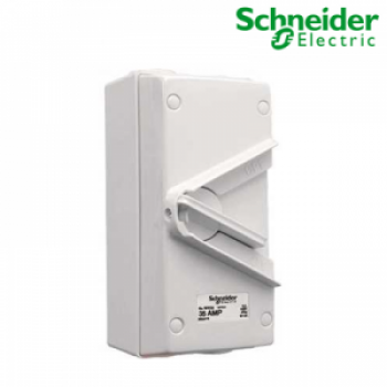 Ngắt điện phòng thấm nước Schneider dòng Isolator WHS35_GY_G19, IP66