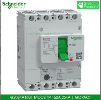 Cầu dao tự động Schneider G20B4A160 MCCB - GOPACT 200/250/400/800