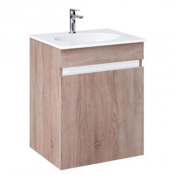 Bộ Tủ Lavabo Treo Caesar L5022/EH15022AW7V Màu Vân Gỗ