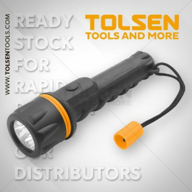 Đèn pin 3led chiếu xa 10m Tolsen 60020 Đèn pin 3led chiếu xa 10m Tolsen 60020