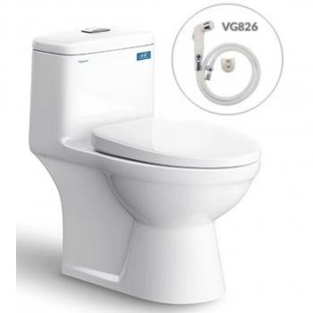 Bồn Cầu Viglacera BL5V Nắp V37 Xả Xoáy + Xịt VG826