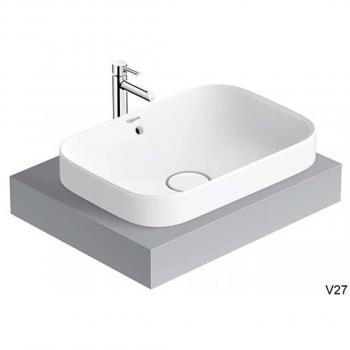 Chậu Rửa Lavabo Viglacera V27 Đặt Bàn