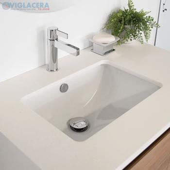 Chậu rửa lavabo âm bàn Viglacera V.25.STD