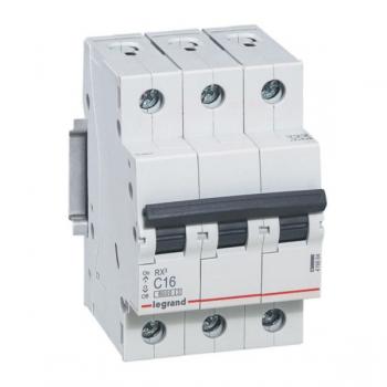 MCB 3P - 16A 3P-230V/400V 6kA Legrand RX3 419884