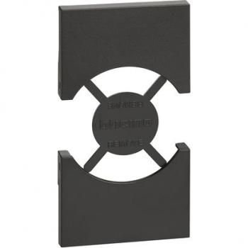 Cover socket std Ita/ger 10/16A black Legrand Living Now BT-KG03