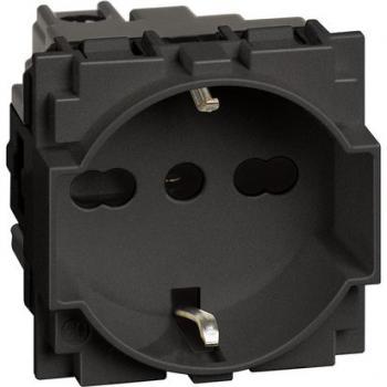 Socket P40 10/16A black Legrand Living Now BT-KG4140A16