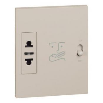 Shaver socket 3m sand Legrand Living Now BT-KM4177