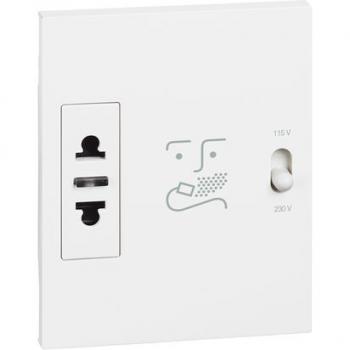 Shaver socket 3m white Legrand Living Now BT-KW4177