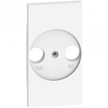 L.NOW - mostrina TV/R-SAT 2 moduli bianco Legrand Living Now BT-KW4212