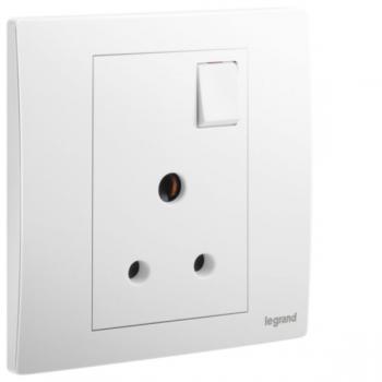 1G BS 5A SWITCHED SOCKET Legrand Mallia Senses 281132MW