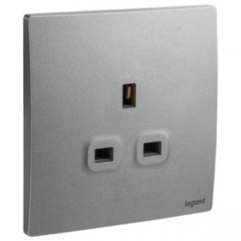 1G BS 13A UNSWTICHED SOCKET  Legrand Mallia Senses 281110DS