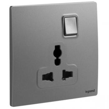 1G MULTISTD SWITCHED SOCKET  Legrand Mallia Senses 281120DS