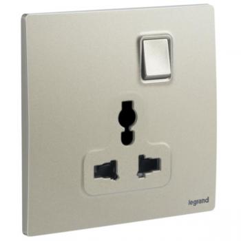 1G MULTISTD SWITCHED SOCKET  Legrand Mallia Senses 281120CH