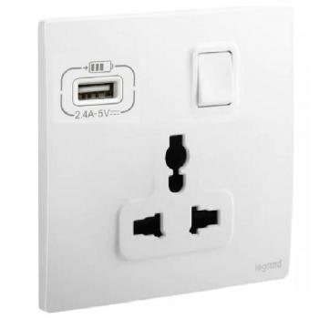 20A CABLE OUTLET  Legrand Mallia Senses 281147CH