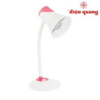 Đèn bàn bảo vệ thị lực Điện Quang ĐQ DKL15 WP B (màu trắng- hồng, bóng led daylight)