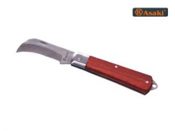 Dao tuốt dây điện lưỡi cong Asaki AK-8601 5'/125mm