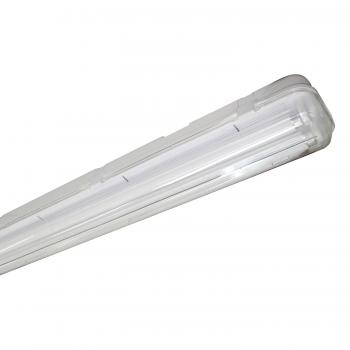 Máng đèn tuýp chống ẩm Led Asia MĐCA1.2-02, Công suất M.đôi 1.2m, KT: 125x105x90mm