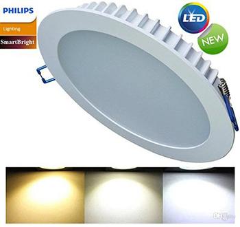 Đèn LED Downlight DN027B Tròn  philips Led6/7W,D90, lỗ cắt 90-95mm-Trắng