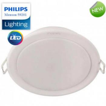 Đèn LED Downlight philips 59201 5.5W 450lm, lỗ cắt 90mm -Trắng